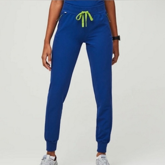 Figs Pants - NWT FIGS Women’s Boston Slim Jogger Scrub Pants -  XS - Electric Blue